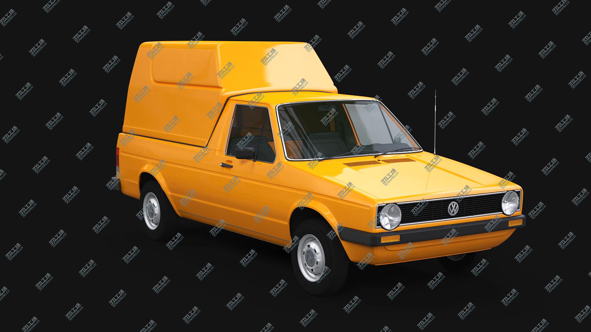 images/goods_img/20210319/Classic VW Caddy and Transporter T3 3D model/1.jpg